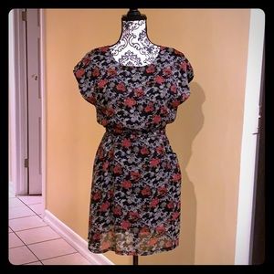 Chiffon floral dress